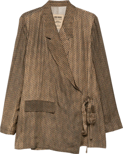 Khloè Geometric-Pattern Jacket