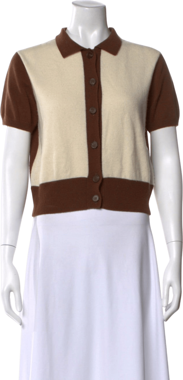 Beklina Cream and Brown Sweater