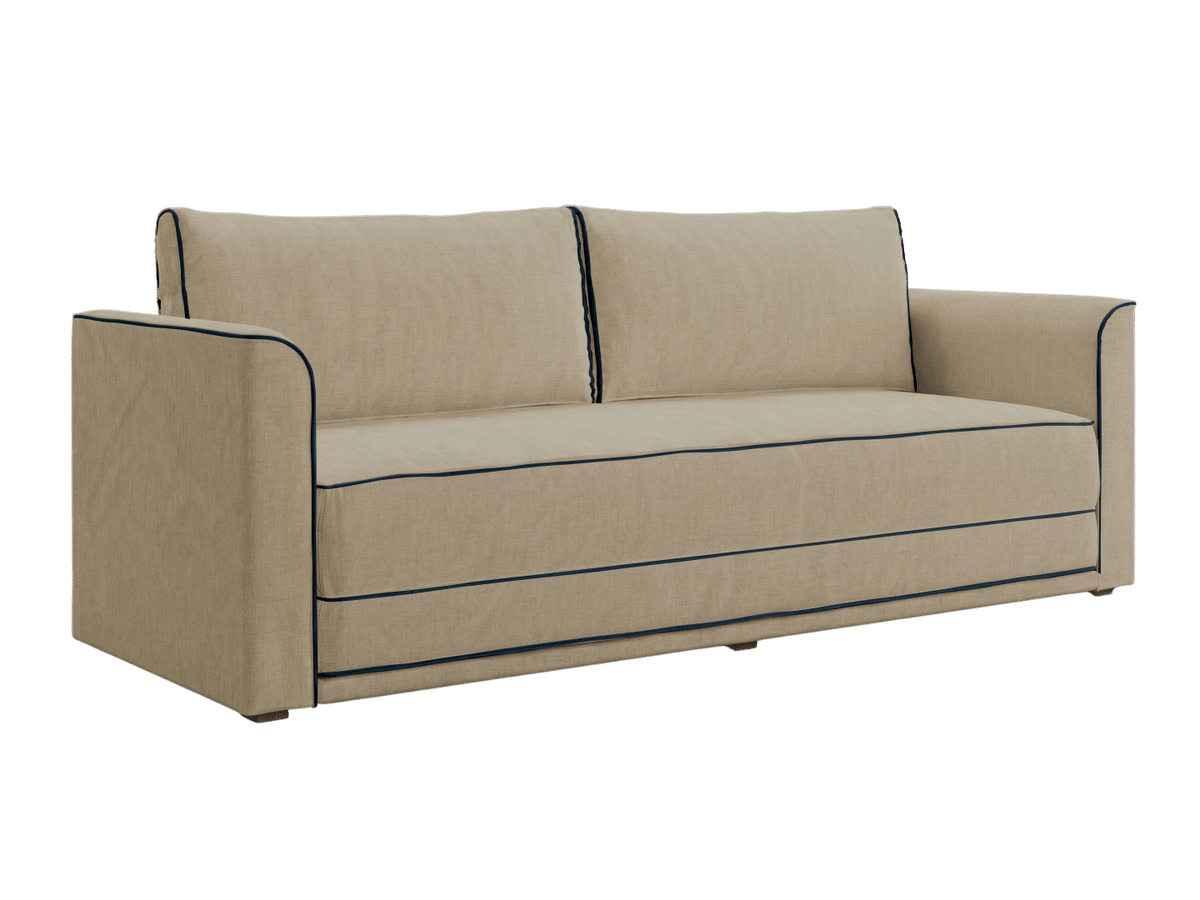 Sabai Design Eclipse Sleeper Sofa in Hemp Blend Sand / Indigo