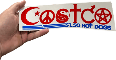 I Exist On $1.50 Hot Dogs Bumper Sticker