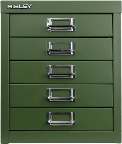 Bisley 5-Drawer Desktop MultiDrawer Steel Cabinet