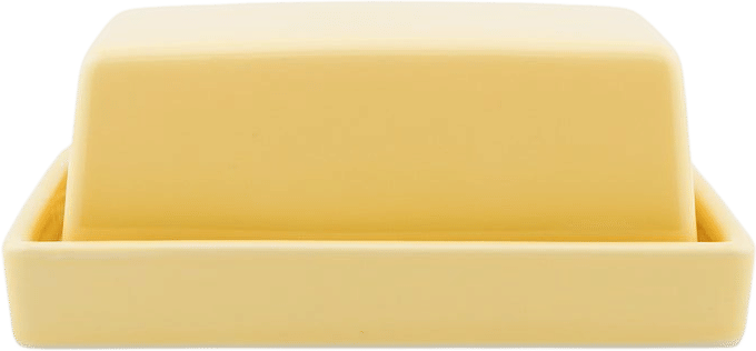 Little King Bee House Butter Dish with Knife