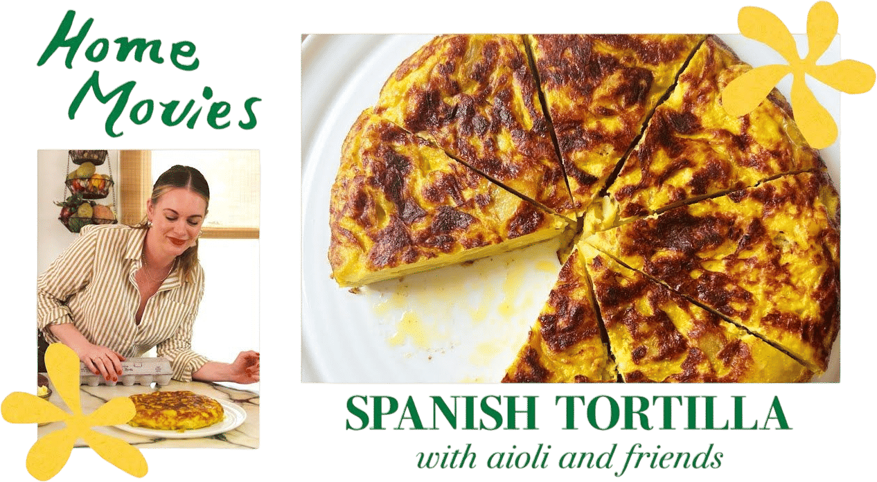 Alison Makes A Lovely Spanish Tortilla with Aioli and Friends | Home Movies with Alison Roman