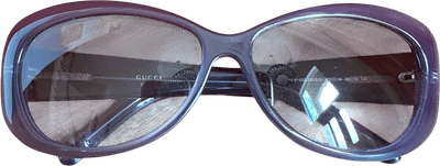 Vintage Purple Butterfly Frame Sunglasses