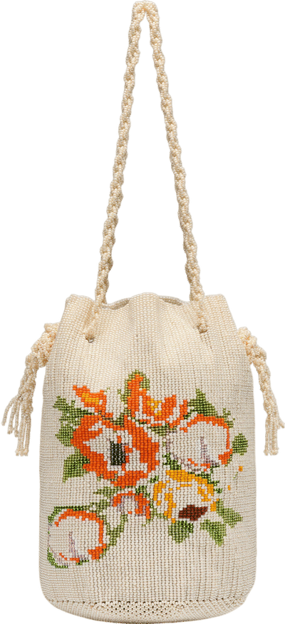 Floral Beaded Bag
