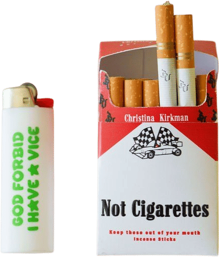 Anti-Burn-Out Cigarette Incense x Christina Kirkman