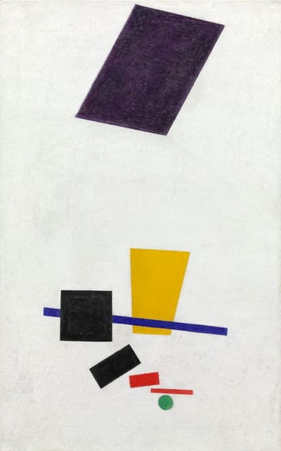 "Painterly Realism of a Football Player" by Kazimir Malevich
