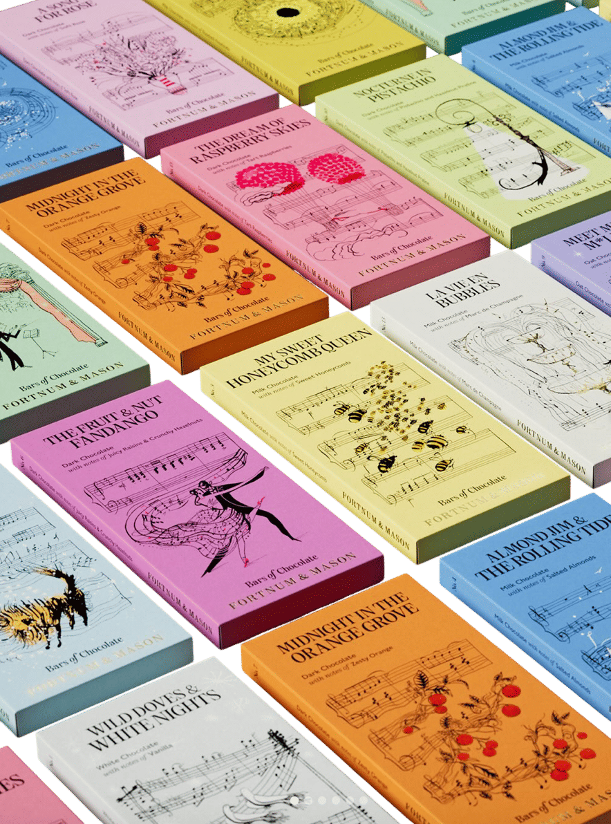 Fortnum and Mason Chocolate Bars of Music