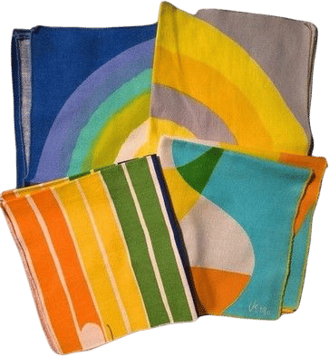Vintage Vera Neumann Cloth Napkins - Set of 8
