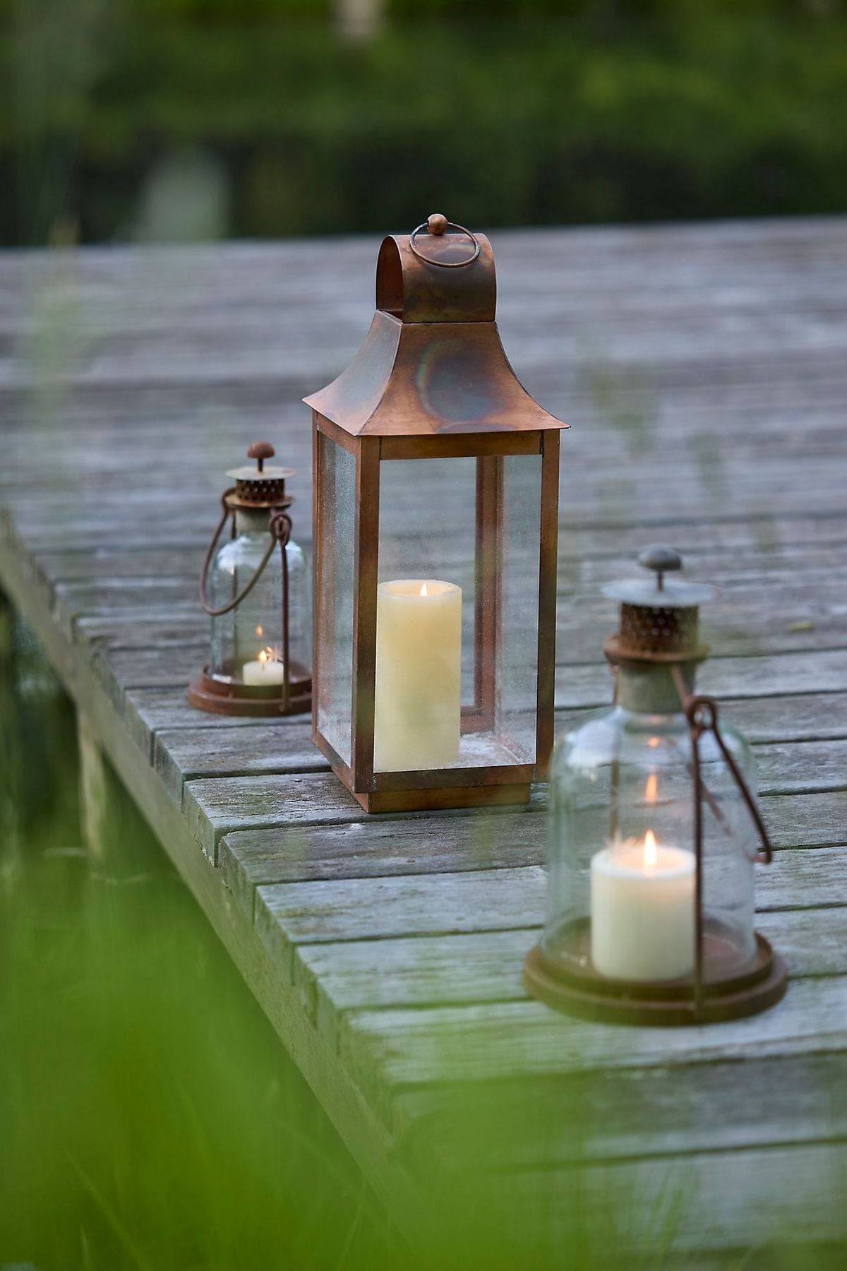 Lantern in the front row at the ceremony