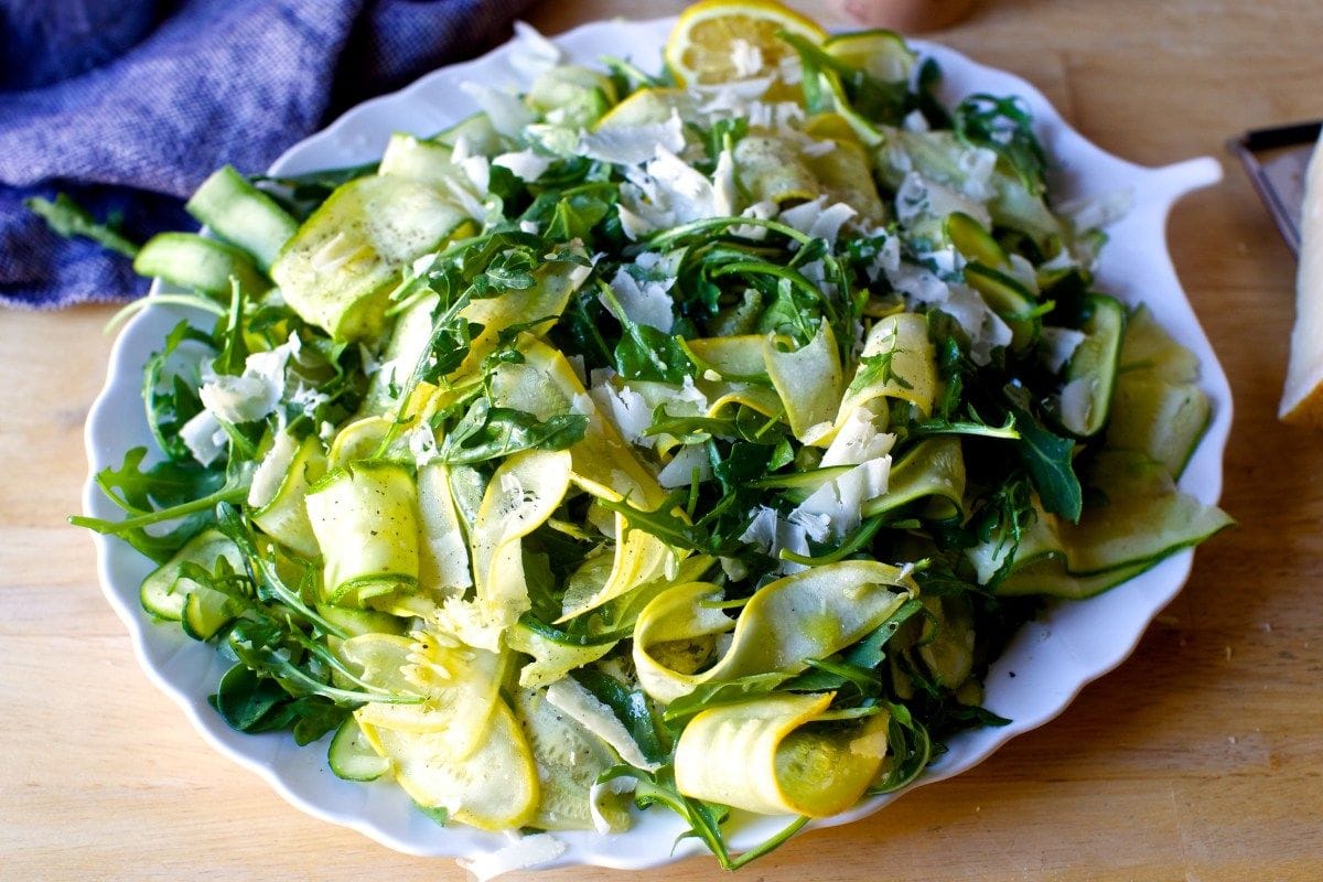 smitten kitchen zucchini carpaccio salad