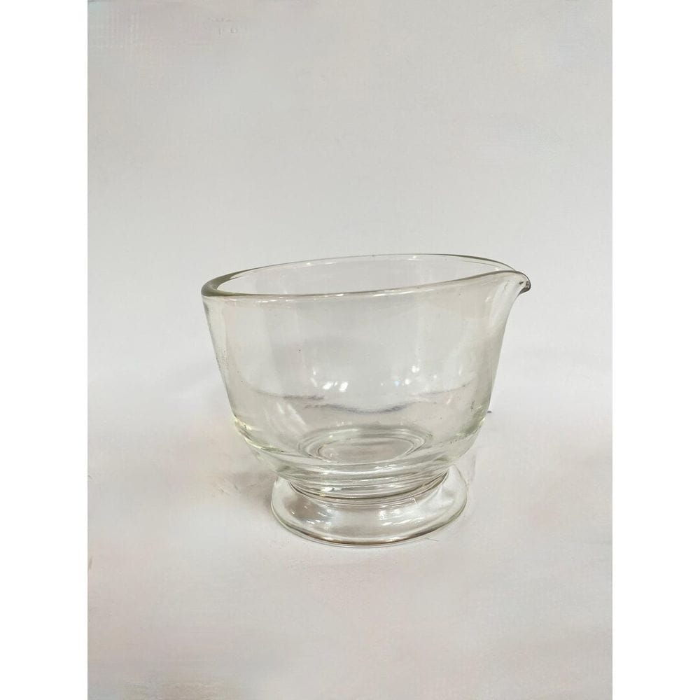 Vintage Glass Mortar Apothecary Bowl Pitcher