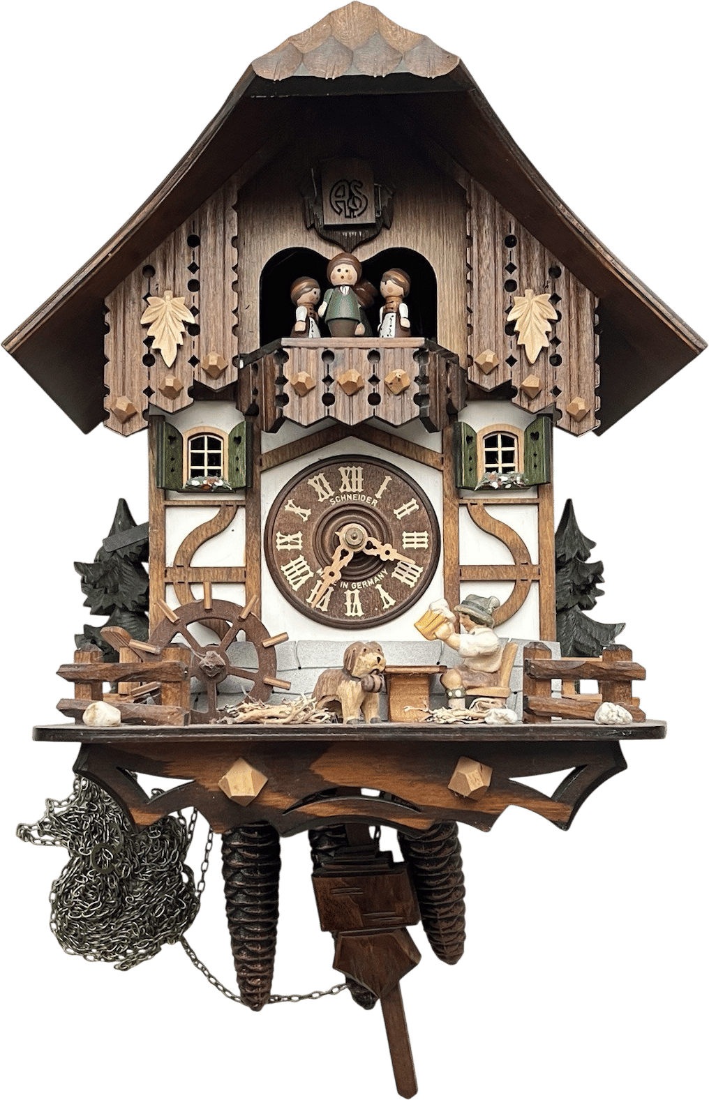 Vintage Schneider Cuckoo Clock (Germany)