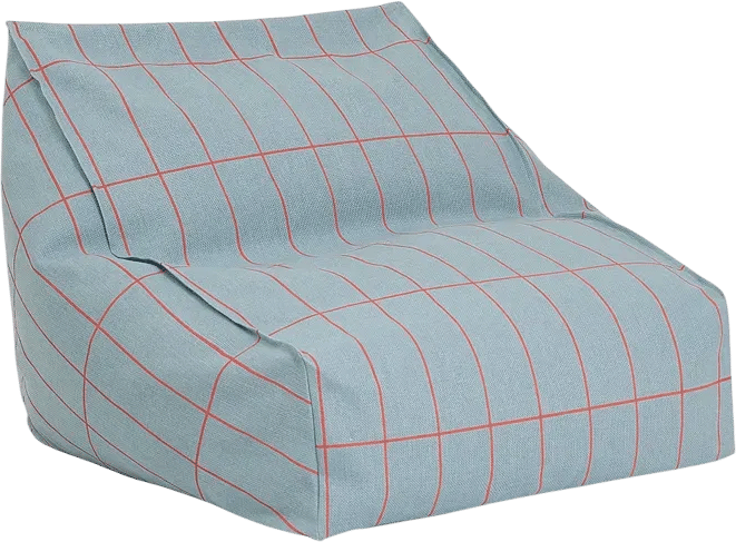 Nobodinoz Vibes beanbag chair | Blue
