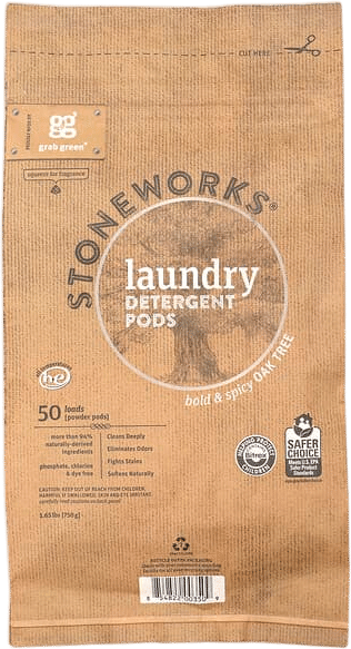 Stoneworks 'bold and spicy oak tree' laundry pods!
