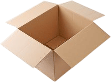 big cardboard box, like as big as possible