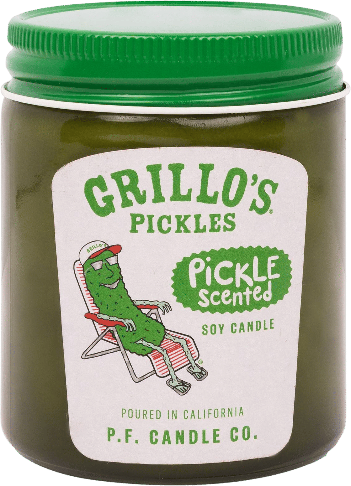 Grillo's x P.F. Candle Co. Pickle Scented Soy Candle