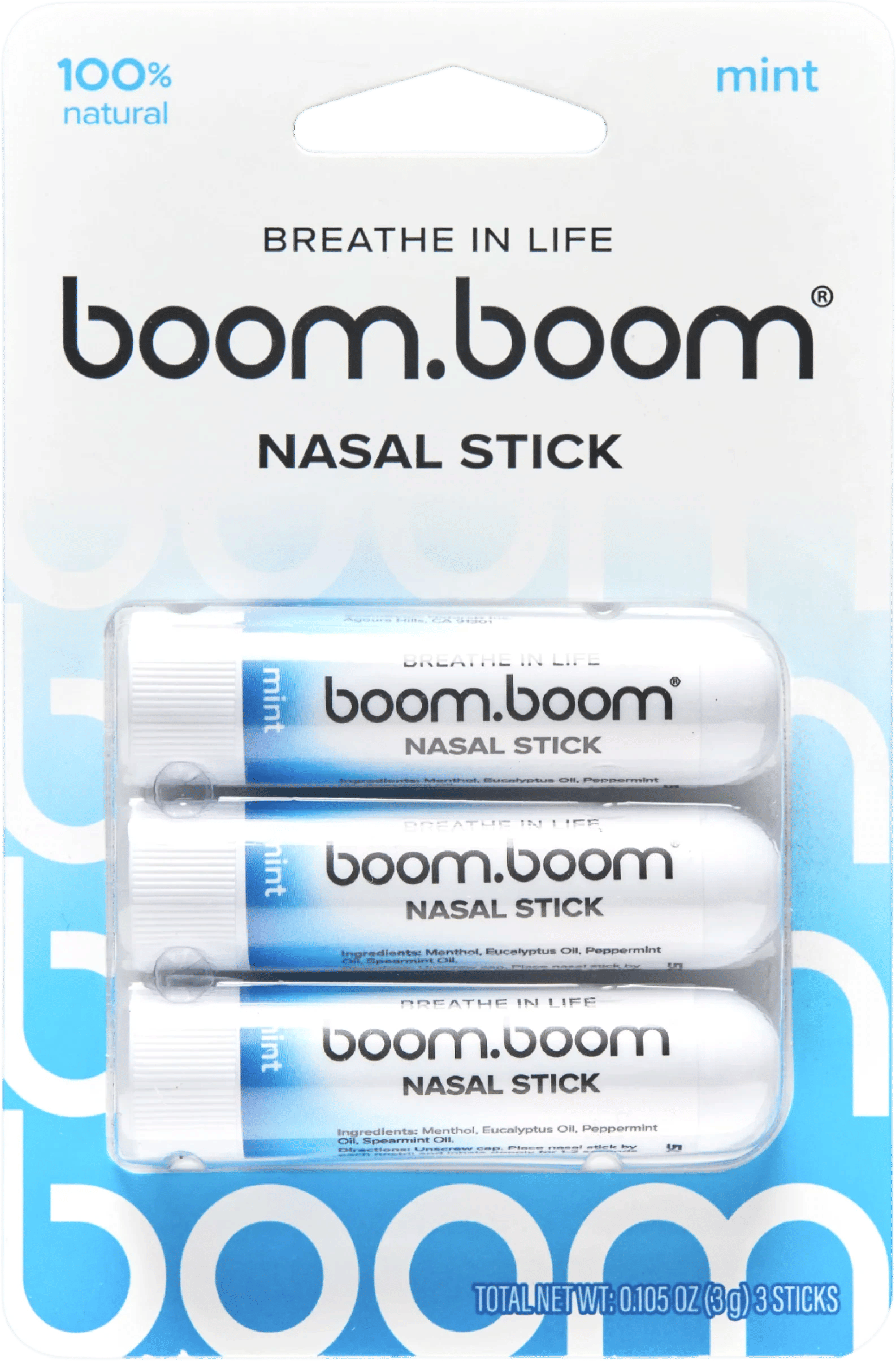 BoomBoom Nasal Stick - Mint Flavor