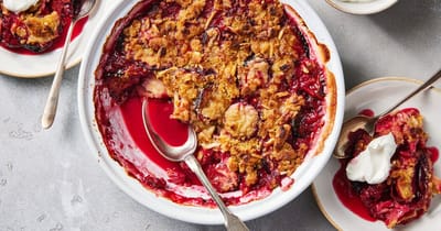 Plum Almond Crumble Recipe