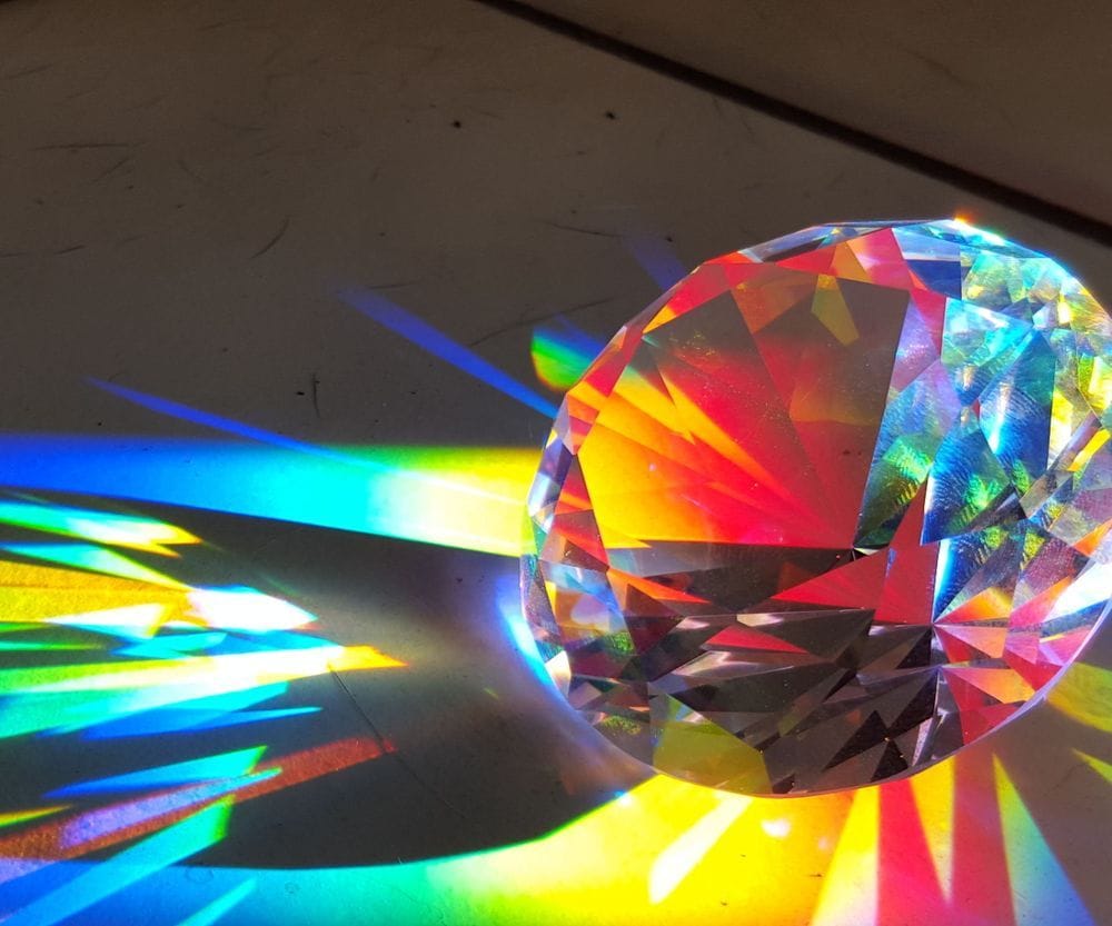 Hang a prism in a west facing window