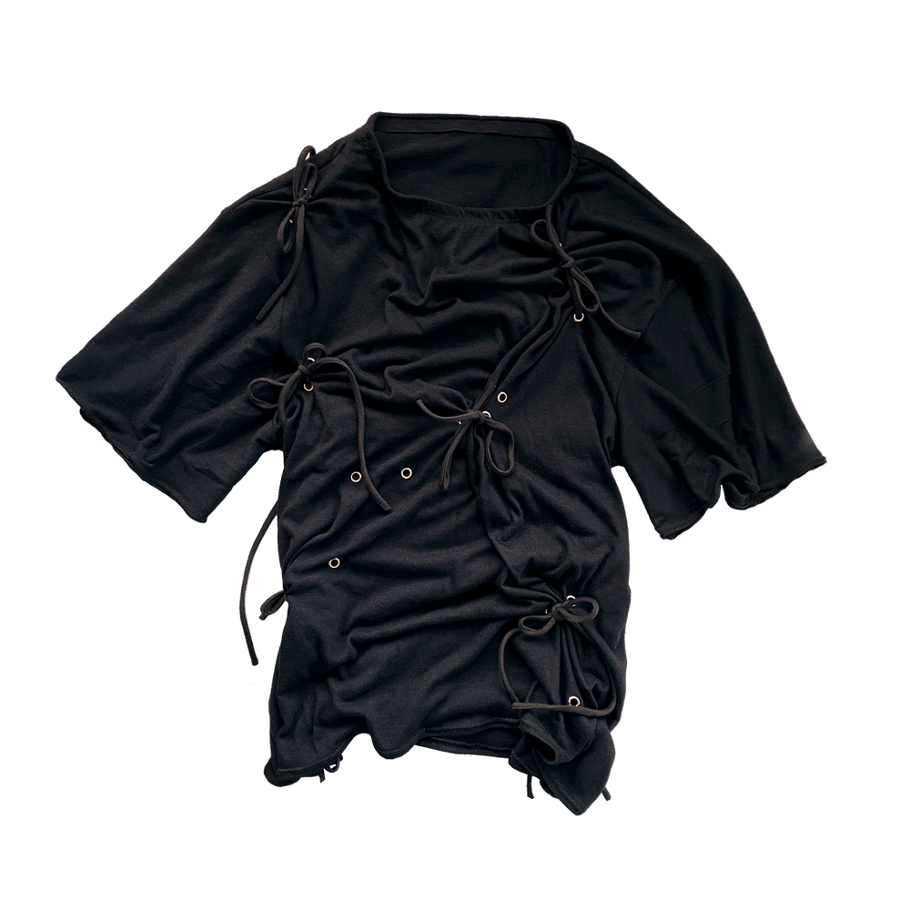 Drawstring Composition Tee