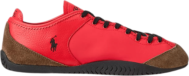 Paneled Nylon-Suede Low-Top Sneaker