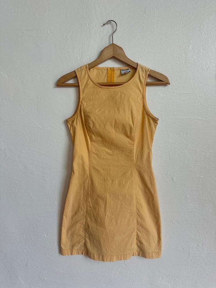 Moschino Y2K Marigold Orange Mini Dress (S)