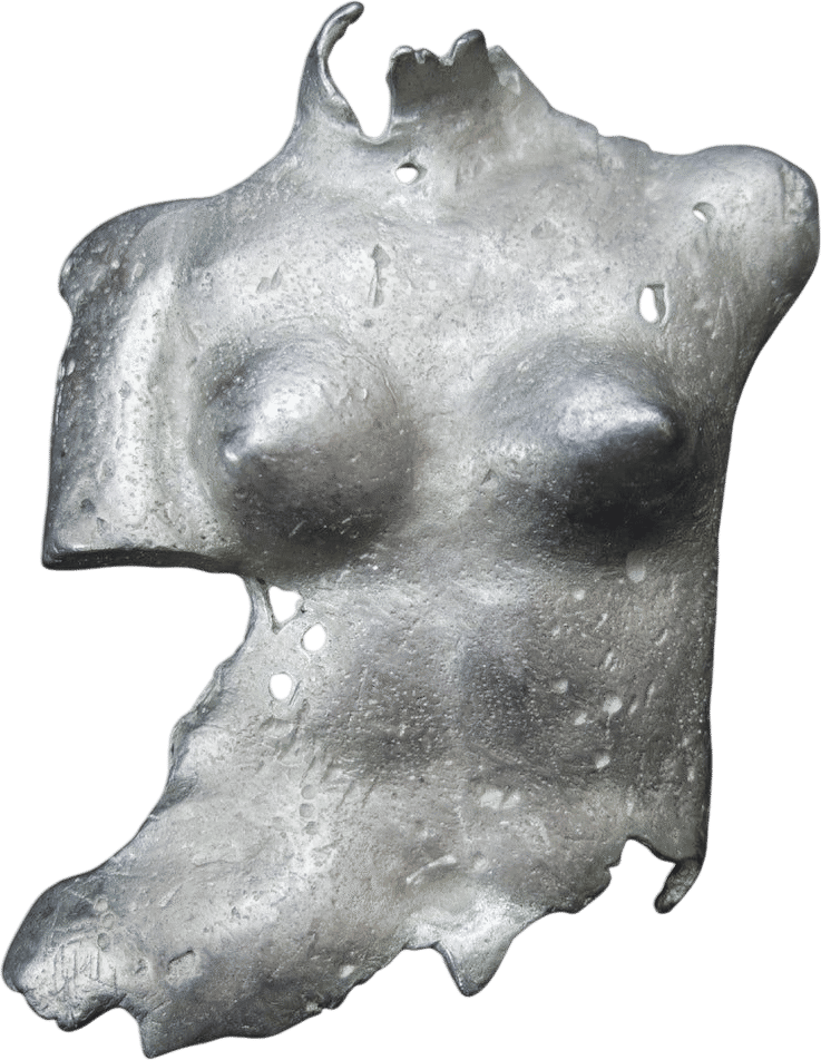 Avant-Garde Roman Style Torso Brooch