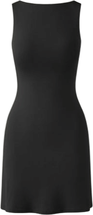Cooling Open Back Bandless Bra Mini Dress