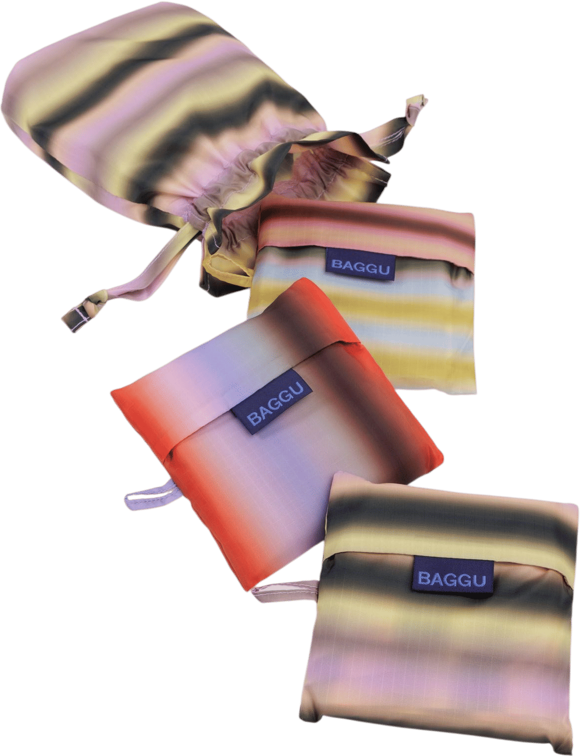 Standard Baggu Set of 3 Gradient Stripes