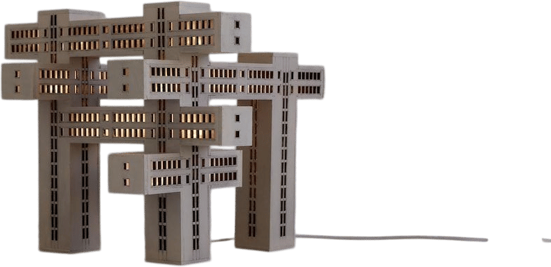 Brutalist Architecture Souvenir: Bank of Georgia Miniature Sculpture