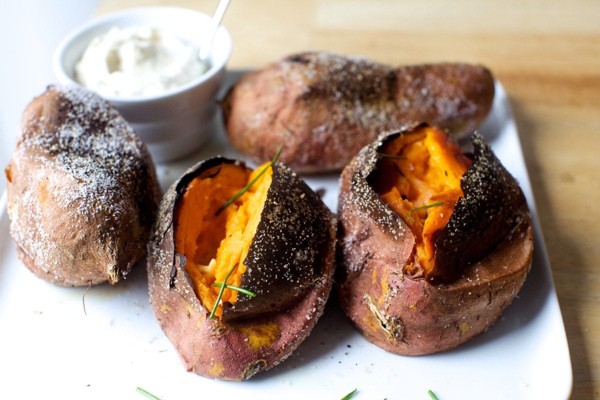 Slow-Roasted Sweet Potatoes Recipe