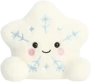 Aurora Festive Palm Pals Glisten Snowflake Stuffed Animal