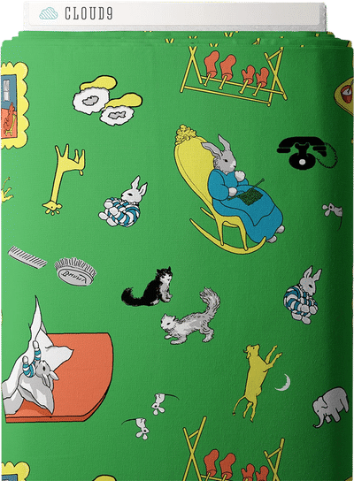 Goodnight Moon Organic Cotton Fabric