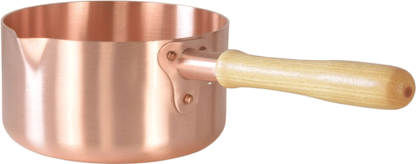 Mauviel Copper Sugar Pan with Wood Handle