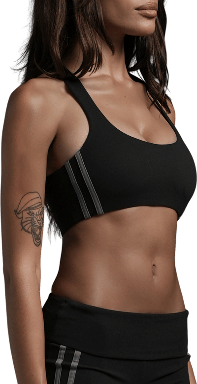 FLX Stripe Racer Back Bra