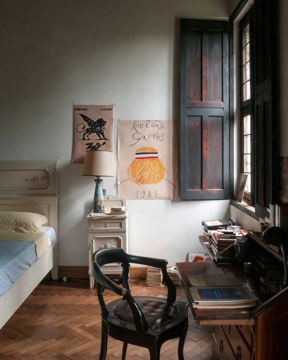 Elio's bedroom in Call Me By Your Name 
