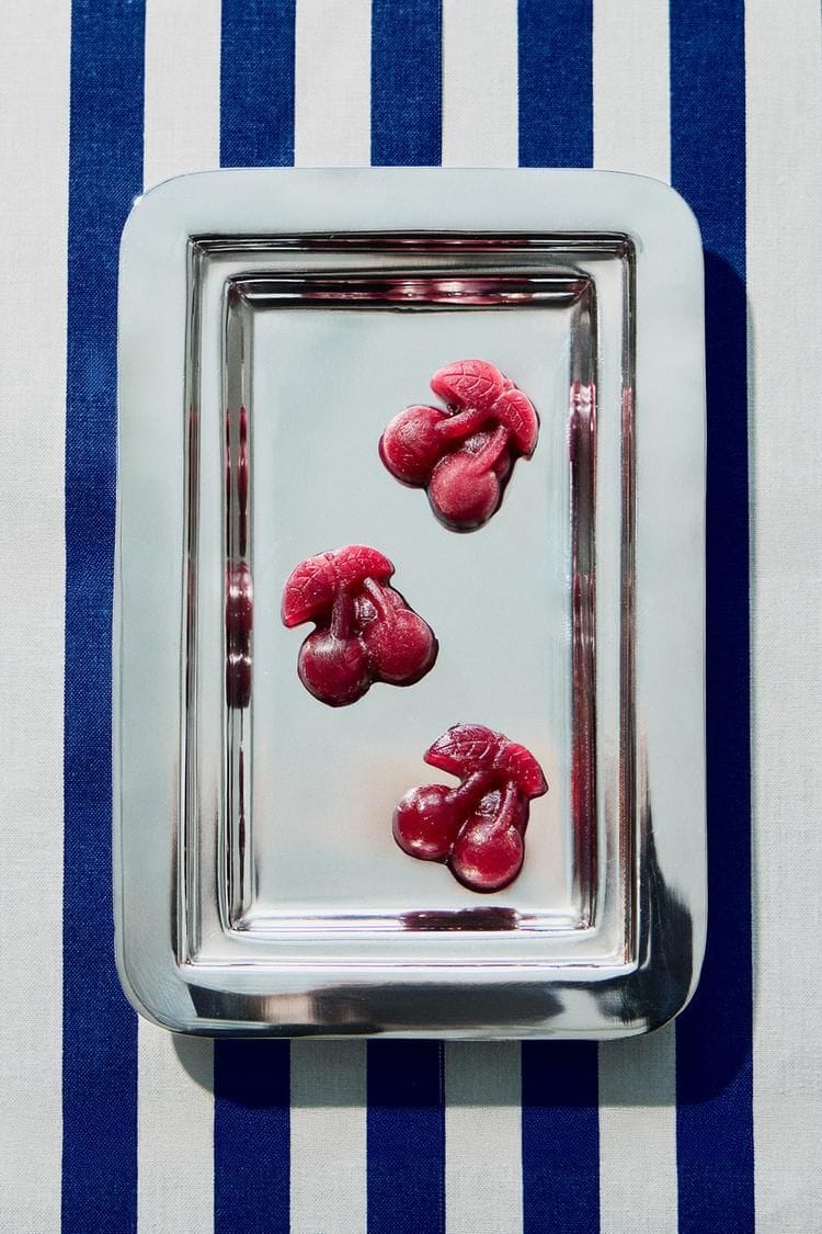 Zara Cherry Silicone Ice Cube Tray