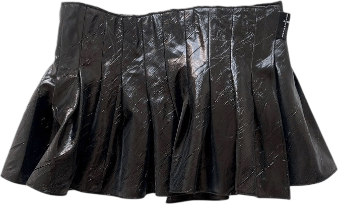 Glossy Bubble Skirt