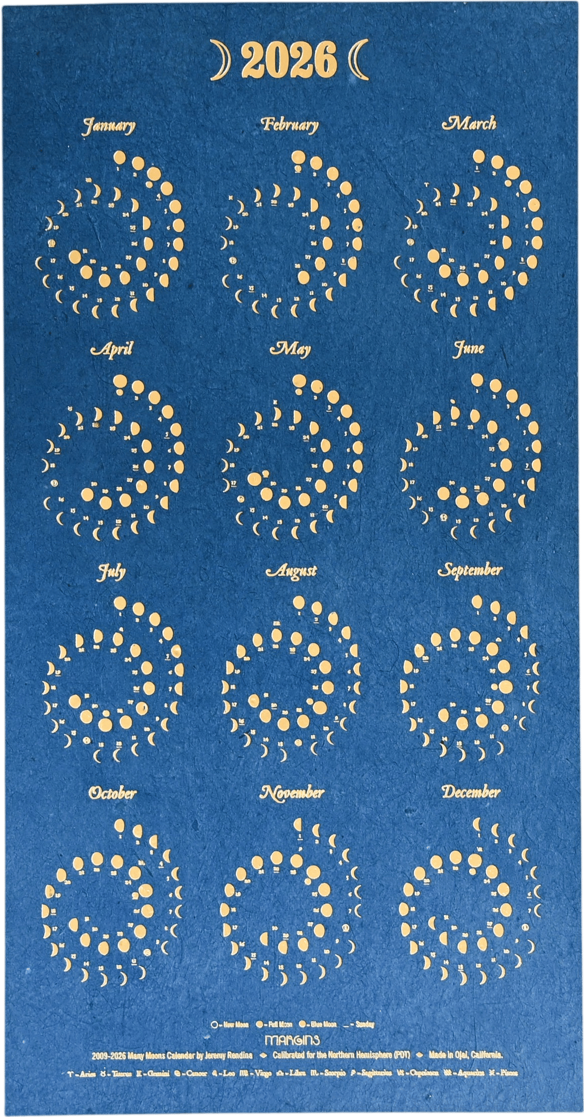 Plantable Wildflower Calendar