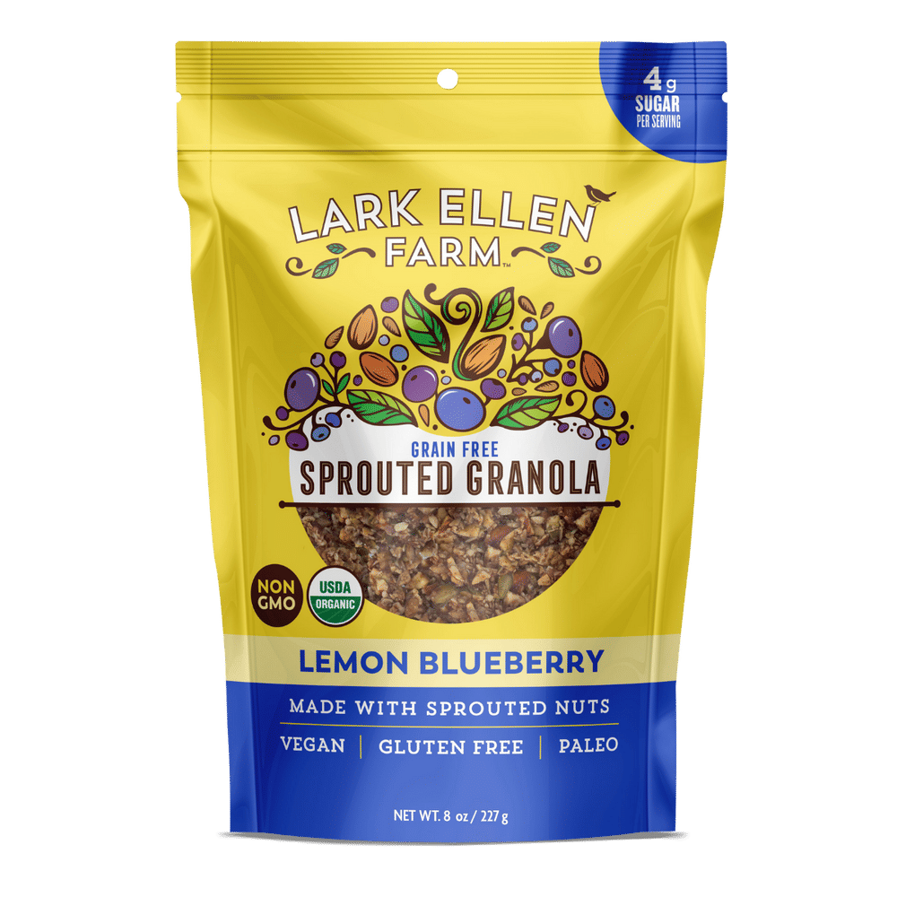 Lemon Blueberry Sprouted Granola
