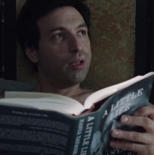 Ray reading A Little Life