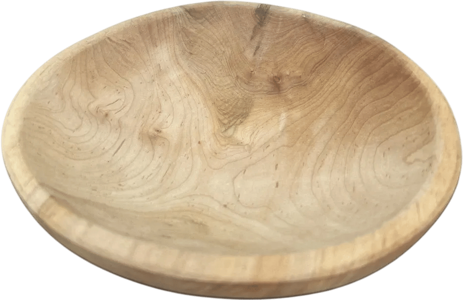 Glendon Boyd Signed Hand Carved 8.5” Maple Wood Bowl Dough 