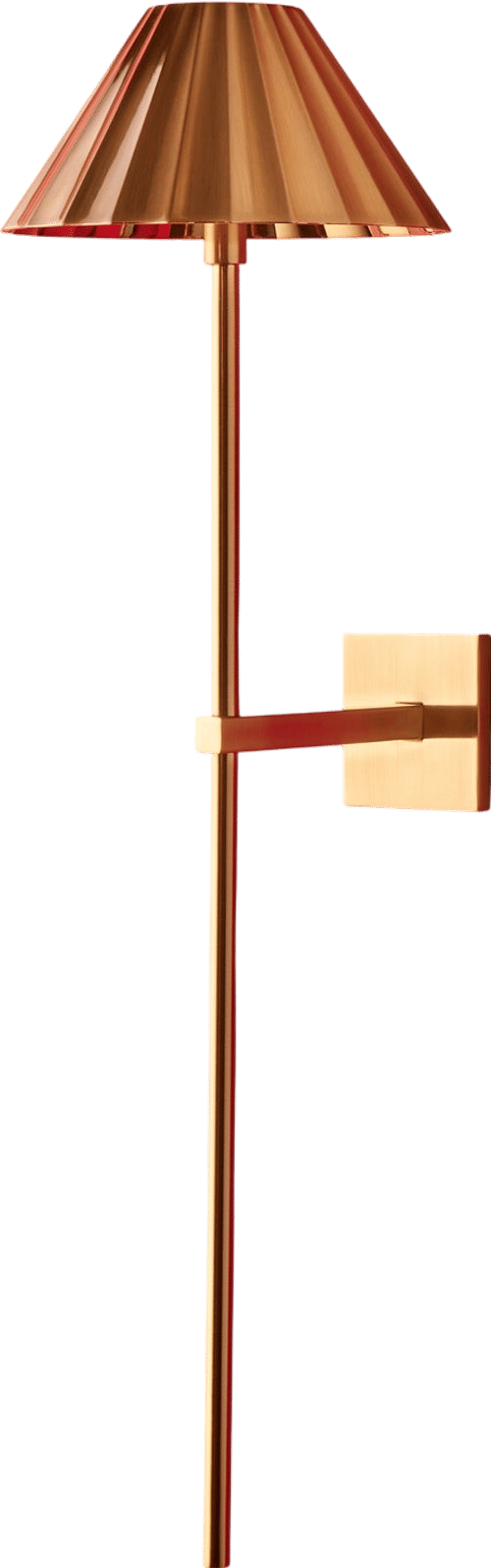 Larger Twinky cordless wall sconce in antiqued brass