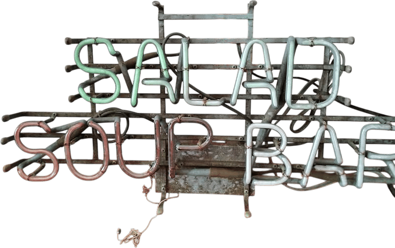 Soup and Salad Bar Sign