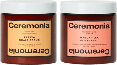 Papaya Scalp Scrub & Mascarilla de Babassu Set
