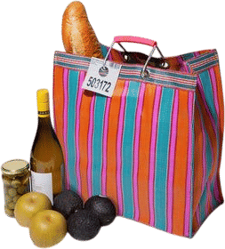 Puebco Recycled Plastic Stripe Bag