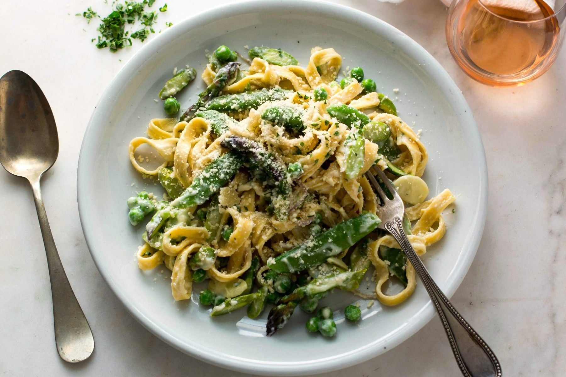 Pasta Primavera With Asparagus and Peas (Melissa Clark)