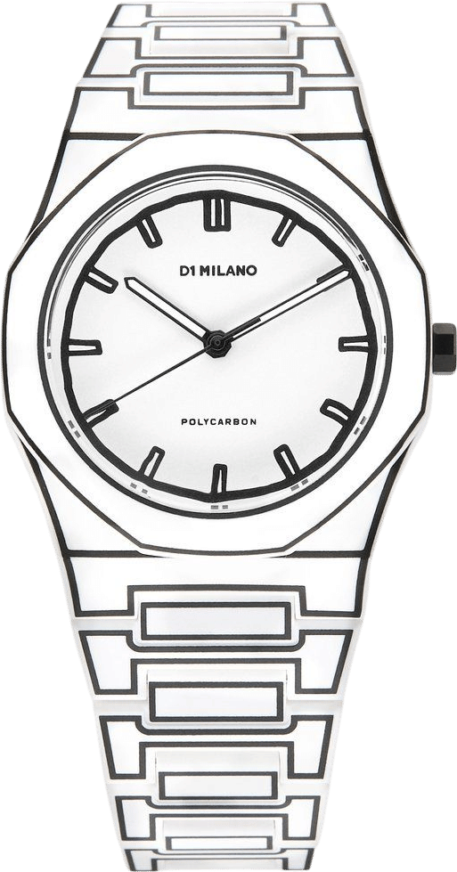 D1 Milano SKETCH UNISEX - Watch - white - Zalando