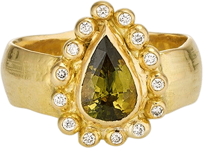 Christiaan Ring in Sapphire and Diamond